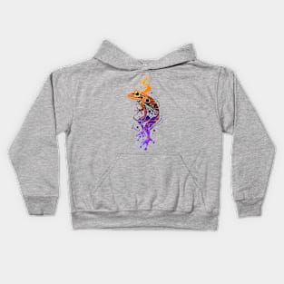 A frog spirit watercolor Kids Hoodie